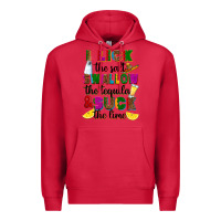 Cardinal I lick the salt swallow the tequila Premium Hoodie - RanaPortraitStore