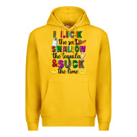 Lemon I lick the salt swallow the tequila Premium Hoodie - RanaPortraitStore