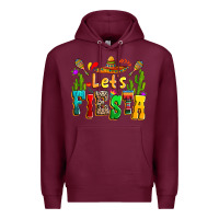 Burgundy Let's fiesta Premium Hoodie - RanaPortraitStore