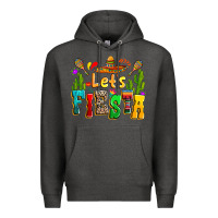 Charcoal Heather Let's fiesta Premium Hoodie - RanaPortraitStore