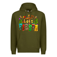 Army Green Let's fiesta Premium Hoodie - RanaPortraitStore