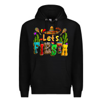 Black Let's fiesta Premium Hoodie - RanaPortraitStore