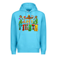 Ocean Blue Let's fiesta Premium Hoodie - RanaPortraitStore