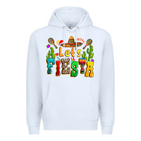White Let's fiesta Premium Hoodie - RanaPortraitStore