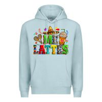 Blue Mist Me lattes Premium Hoodie - RanaPortraitStore