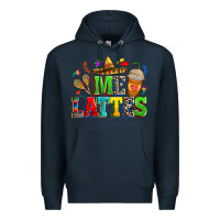 Navy Me lattes Premium Hoodie - RanaPortraitStore