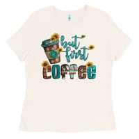 Bone but first coffee Ladies Tee - Artiststas