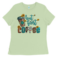 Matcha but first coffee Ladies Tee - Artiststas