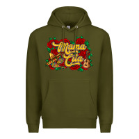 Army Green Mama cita Premium Hoodie - RanaPortraitStore