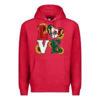 Cardinal Mexican Flag With Sunflowers Love Premium Hoodie - RanaPortraitStore