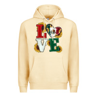 Pina Colada Mexican Flag With Sunflowers Love Premium Hoodie - RanaPortraitStore