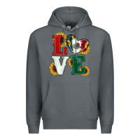 Rock Mexican Flag With Sunflowers Love Premium Hoodie - RanaPortraitStore