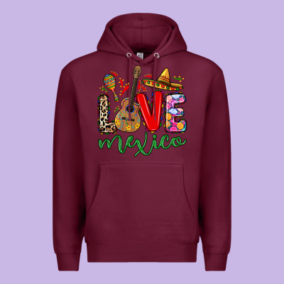 Premium Hoodie Love Mexico