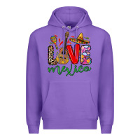 Purple Love Mexico Premium Hoodie - RanaPortraitStore