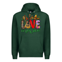 Sports Green Love Mexico Premium Hoodie - RanaPortraitStore