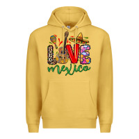 Antique Gold Love Mexico Premium Hoodie - RanaPortraitStore