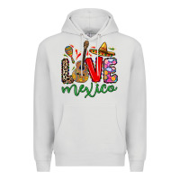 Dove Grey Love Mexico Premium Hoodie - RanaPortraitStore