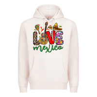 Pale Pink Love Mexico Premium Hoodie - RanaPortraitStore