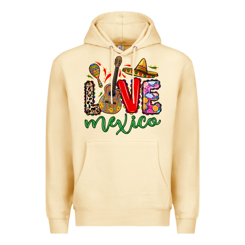 Love Mexico Premium Hoodie by RanaPortraitStore | Teevron