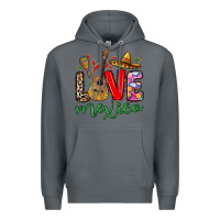 Rock Love Mexico Premium Hoodie - RanaPortraitStore