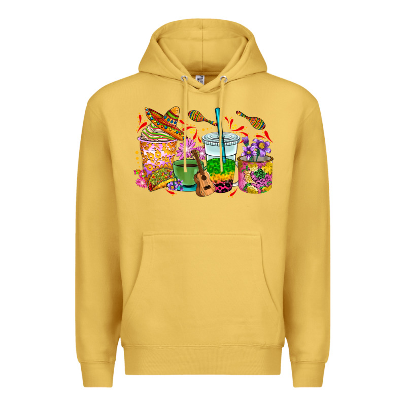 Mexico Coffee Cups Premium Hoodie by RanaPortraitStore | Teevron