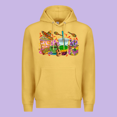 Premium Hoodie Mexico coffee cups