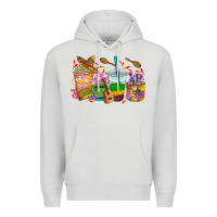 Dove Grey Mexico coffee cups Premium Hoodie - RanaPortraitStore