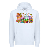 White Mexico coffee cups Premium Hoodie - RanaPortraitStore