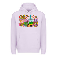 Lilac Mexico coffee cups Premium Hoodie - RanaPortraitStore