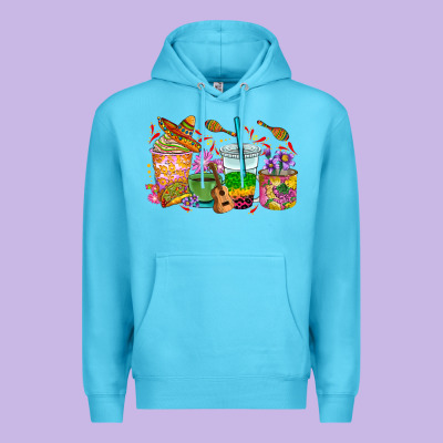 Premium Hoodie Mexico coffee cups
