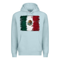 Blue Mist Mexican Flag Premium Hoodie - RanaPortraitStore