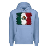 Colony Blue Mexican Flag Premium Hoodie - RanaPortraitStore