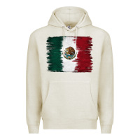 Oatmeal Heather Mexican Flag Premium Hoodie - RanaPortraitStore