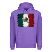 Purple Mexican Flag Premium Hoodie - RanaPortraitStore