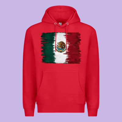 Premium Hoodie Mexican Flag