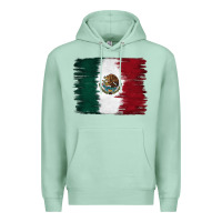 Seafoam Mexican Flag Premium Hoodie - RanaPortraitStore