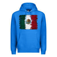 True Royal Mexican Flag Premium Hoodie - RanaPortraitStore