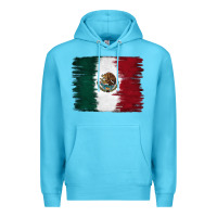 Ocean Blue Mexican Flag Premium Hoodie - RanaPortraitStore