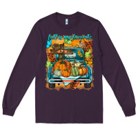 Plum fall is my favorite Long Sleeve Tee - BarkalooDesign