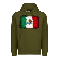 Mexican Flag Premium Hoodie | Teevron