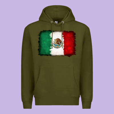 Premium Hoodie Mexican flag