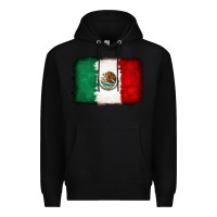 Black Mexican flag Premium Hoodie - RanaPortraitStore