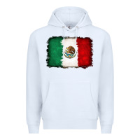 White Mexican flag Premium Hoodie - RanaPortraitStore