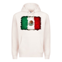 Pale Pink Mexican flag Premium Hoodie - RanaPortraitStore
