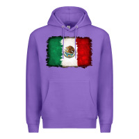 Purple Mexican flag Premium Hoodie - RanaPortraitStore