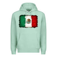Seafoam Mexican flag Premium Hoodie - RanaPortraitStore