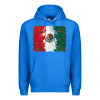 True Royal Mexican Flag With Leopard Premium Hoodie - RanaPortraitStore