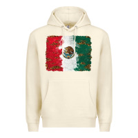 Sandshell Mexican Flag With Leopard Premium Hoodie - RanaPortraitStore