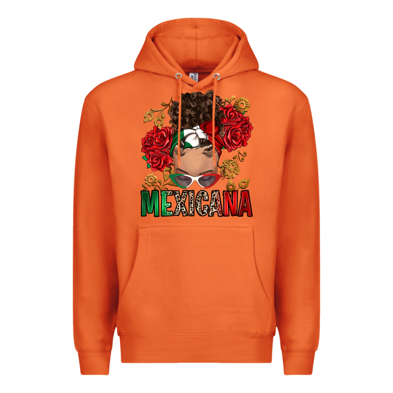 Mexicana Latina Messy Bun Premium Hoodie by RanaPortraitStore | Teevron