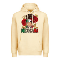 Pina Colada Mexicana Latina messy bun Premium Hoodie - RanaPortraitStore